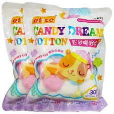 앨리스 캔디 드림 커튼 햄스터 목화솜 베딩, 30g, 2개