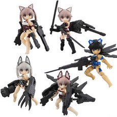 Mega House桌上型軍人框架手臂少女無罪系列模型 KT-322f 5件組, 1套