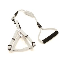 I Love Pet 伴侶犬高級胸背帶套組, 銀色, 1個