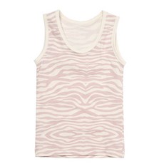 위드오가닉 키즈용 얼룩무늬핑크 런닝