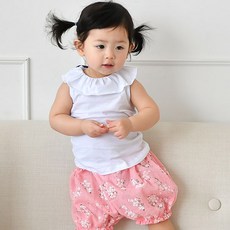 엠케이 여아용 꽃나염 블루머FS