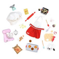 Battat Ozzy Dolls 烘焙娃娃配件套組, 混色