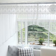 Casa L 拱形門簾, 白色