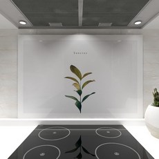 웰룸 주방아트보드 상투스 800 x 600 mm, 그린 + 그레이, 1개