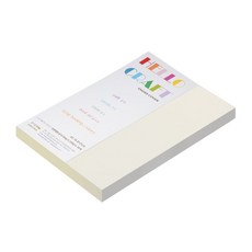 종이문화 양면 펠트 엠보스지 다빈치엠보 A5 No 52 크림, 90개