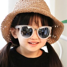 우주아이 여아용 보니타 선글라스 + 안경주머니 + 클리너