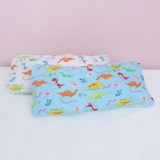 보몽드 인견 메밀속통 아기베개 쥬라기 20 x 40 cm, 블루, 1개