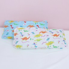 보몽드 인견 메밀속통 아기베개 쥬라기 20 x 40 cm, 화이트, 1개