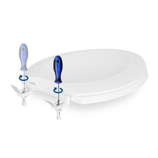 more systems 硬式馬桶蓋 大型 O型 上鎖式, 單一顏色, 1個