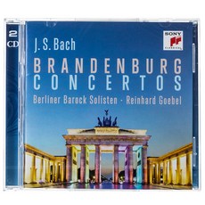 SONY MUSIC 巴赫：勃蘭登堡協奏曲 - 萊因哈德·戈貝爾/柏林巴洛克獨奏奧地利進口版, 2CD