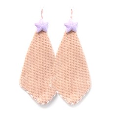 H Ground星星廚房毛巾, Peach, 2份