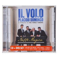 Il Volo & Placido Domingo - NOTTE MAGICA：三位男高音致敬表演 CD + DVD 奧地利進口, 2CD