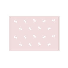 프루티 브런치 실리콘매트 CHERRY, 인디 핑크, 425 x 295 mm
