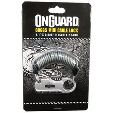 온가드락 미니 자전거 케이블락 8066, 실버, 1개