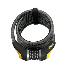 온가드락 도버맨 자전거 번호키 8032, 혼합 색상, 1개