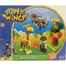 데이비드토이 TB 슈퍼윙스2 블록 월드 우림, 1개