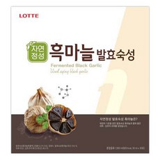 롯데헬스원 자연정성 흑마늘 발효숙성 건강즙 + 쇼핑백, 50ml, 30개입