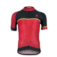 IRON MAN 鋼鐵人 男款 Red Overlap 鐵人三項短袖車衣 ITJH0005