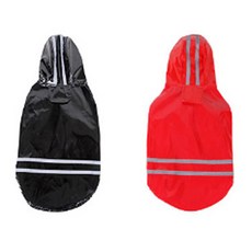 ARYKO DrMini 貓狗用聚氨酯反光雨衣 2入, 隨機出貨
