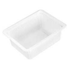 쿡앤락 실링 일회용 용기 2.3L 232 x 182 x 85 mm 백색, 1개입, 100개