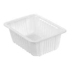 쿡앤락 실링 일회용 용기 1150ml 189 x 137 x 70 mm 백색 몸통, 1개입, 100개