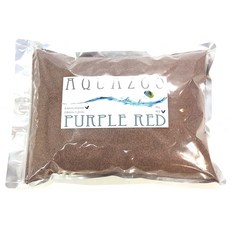 AQUAZOO 어항용 바닥재 0.5~0.8mm 4kg, PURPLE RED, 1개