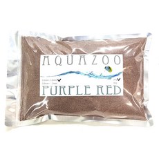 AQUAZOO 어항용 바닥재 0.5~0.8mm 2kg, PURPLE RED, 1개