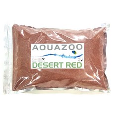 AQUAZOO 魚缸用底砂 0.1~0.3mm 4kg, DESERT RED, 1個