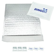 DONNA&DECO 黏性銀箔保溫袋 4入+迷你冰袋 4入, 1組