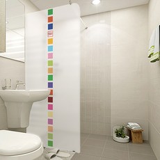 디자인수풀 북유럽 스타일 샤워 윈도우 시트지, SW726