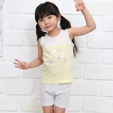 유니프랜드 여아용 앨리펀버드 쟈가드민소매