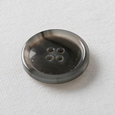 HR빅버튼 디젤 단추 23mm, 그레이, 12개입