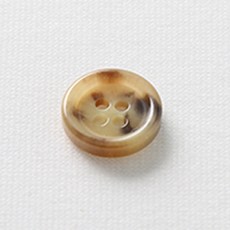 波士頓鈕扣 15mm, 深米色, 12個