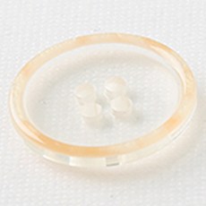 HR大鈕扣 長灘島鈕扣 21mm, 米色, 12個