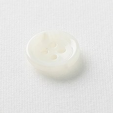 Amberton Messenger 鈕扣 18mm, 白色, 12個