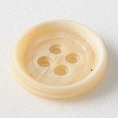 HR Tour 大鈕扣 21mm, 米色, 12個