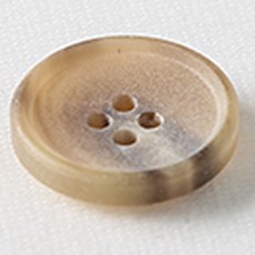 HR大鈕扣 Dust 鈕扣 21mm, 米色, 12個