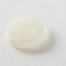 HR大鈕扣 Iff 鈕扣 23mm, 白色, 8個