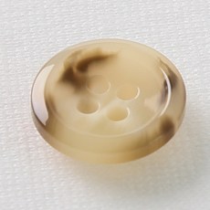 코트라 단추 18mm, 연베이지, 12개입