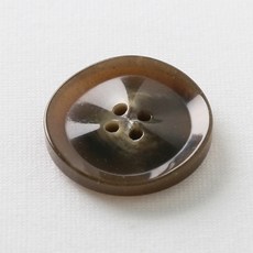 HR大鈕扣 Abel 鈕扣 30mm, 棕色, 12個