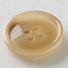 HR大鈕扣 Mani 鈕扣 18mm, 深米色, 12個