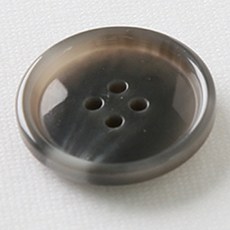 HR大鈕扣 Mani 鈕扣 25mm, 深灰色, 12個