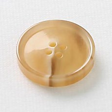 Ruking 鈕扣 20mm, 淺米色, 8個