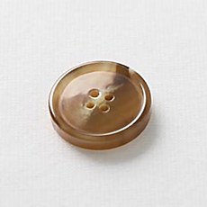 Ruking 鈕扣 20mm, 深米色, 8個