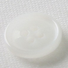 Mani 鈕扣 15mm, 白色, 12個