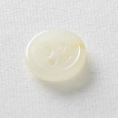 HR大鈕扣 雅克風格鈕扣 15mm, 白色, 12個