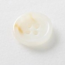 HR大鈕扣 Mujakbong 鈕扣 21mm, 白色, 12個