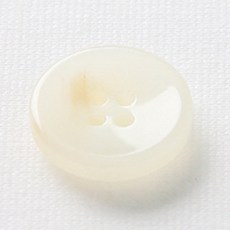 HR大鈕扣Plus碟形鈕扣 18mm, 白色, 12個