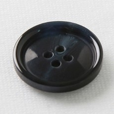 HR大鈕扣 步行鈕扣 23mm, 海軍藍, 12個