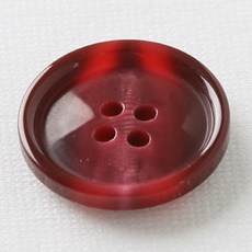 HR大鈕扣 步行鈕扣 23mm, 酒紅色, 12個